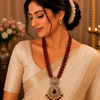 Ruby Royale Beads Necklace Set