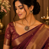 Regal Blossom Antique Necklace
