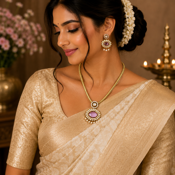 Gold-plated Antique Necklace set