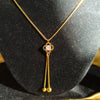 Crystal Clover Y-Necklace