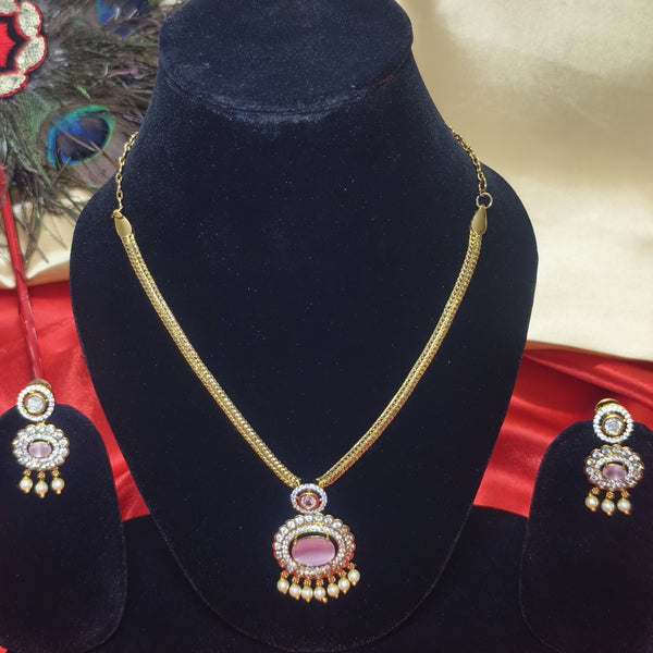Gold-plated Antique Necklace set