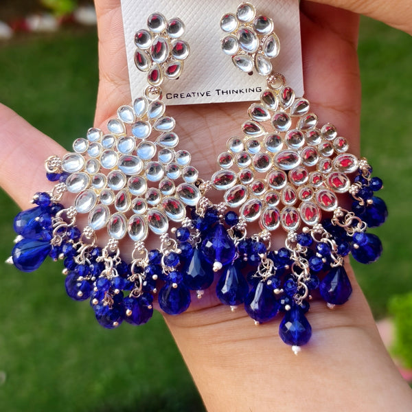 Celestial Glow Kundan Drop Earrings