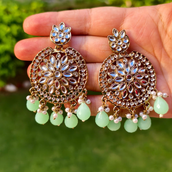 Radiant Flora Kundan Earrings
