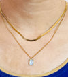 Golden Aura Layered Pendant Set