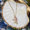 LustreWing Butterfly Pendant Chain