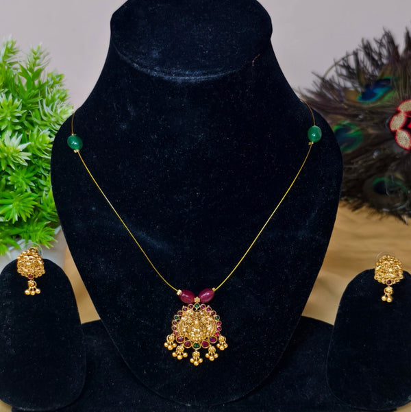 Floating Temple Necklace Set