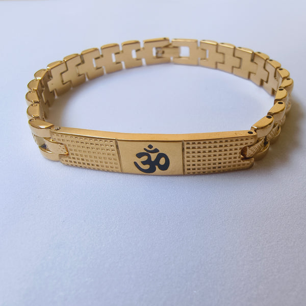 Om Aura Men’s Anti-Tarnish Bracelet