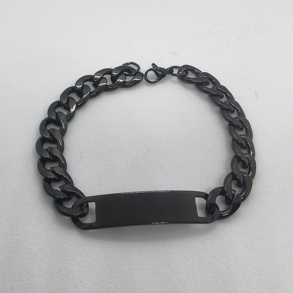 Shadow Steel Black Men’s Bracelet