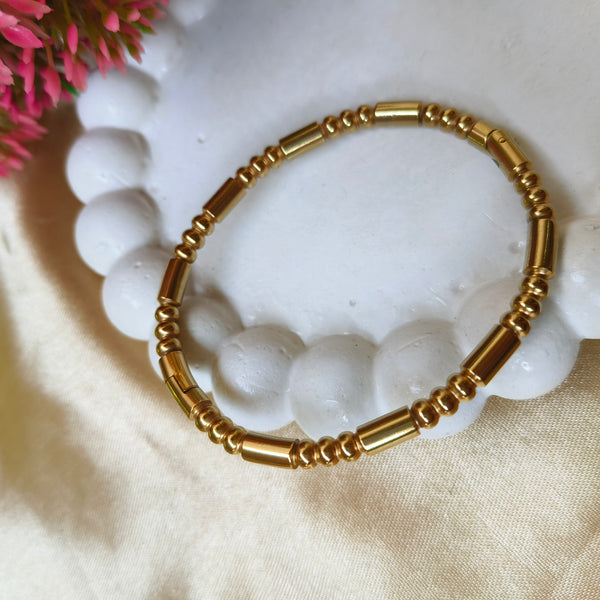 Golden Aura Bead Bracelet ✨