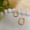 Classic Oval Hoop Earrings