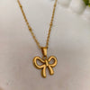 Coquette Bow Elegance Pendant Chain