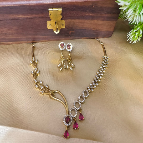 Radiant Charm Antique Necklace Set