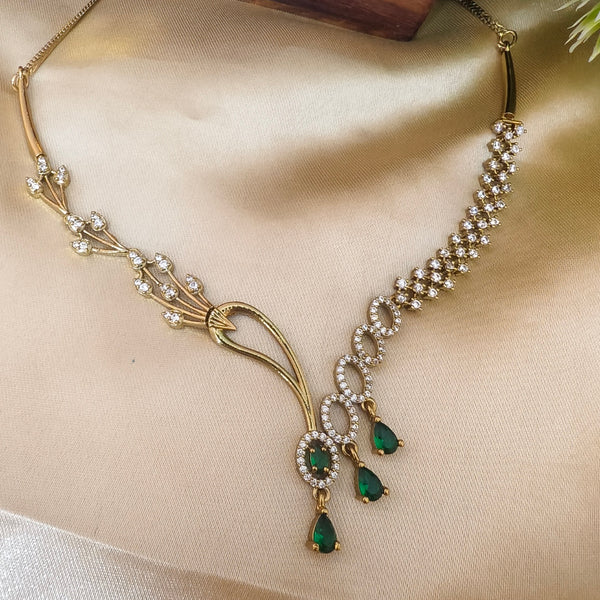 Radiant Charm Antique Necklace Set