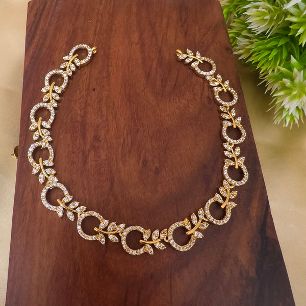 Gilded Grace Diamond Antique Necklace Set