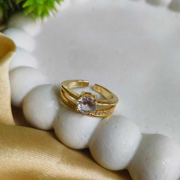 Radiant Solitaire Anti-Tarnish Ring