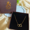 Bonded Hearts Duo Pendant Chain