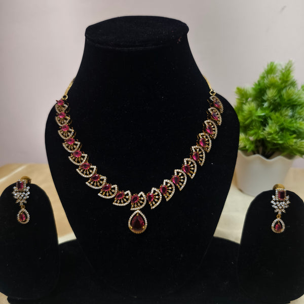 Royal Amethyst Glow Antique Necklace