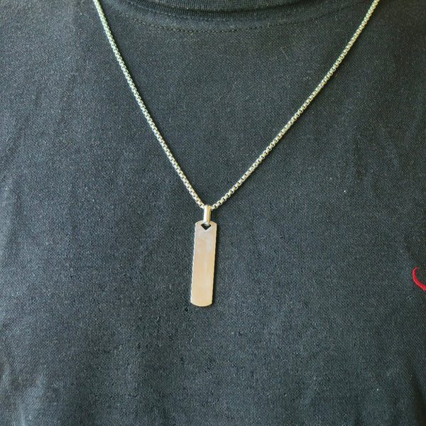 FrostBar Silver Pendant