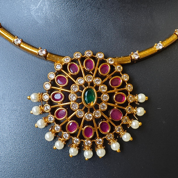 Regal Blossom Antique Necklace
