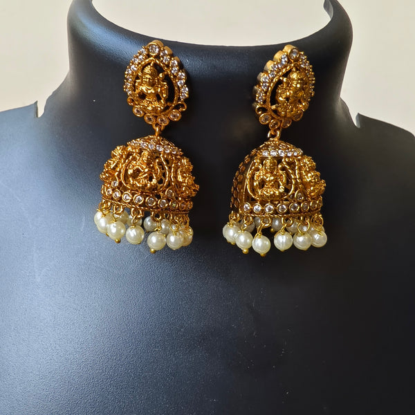 Lakshmi Grandeur Temple Jhumkas