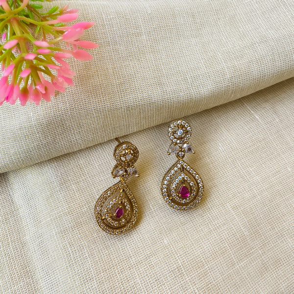 Royal Heritage Antique Drop Earrings