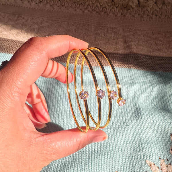 GlowSphere Diamond-Cut Bracelet