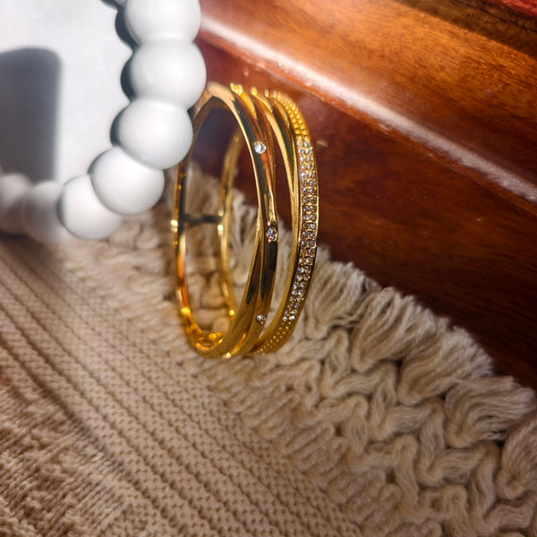 LuxeLayer Triple Bracelet