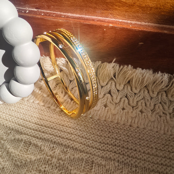 LuxeLayer Triple Bracelet