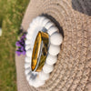 Diamond Pattern Gold Crystal Kada