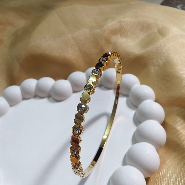 Mini Gold Hearts Bracelet