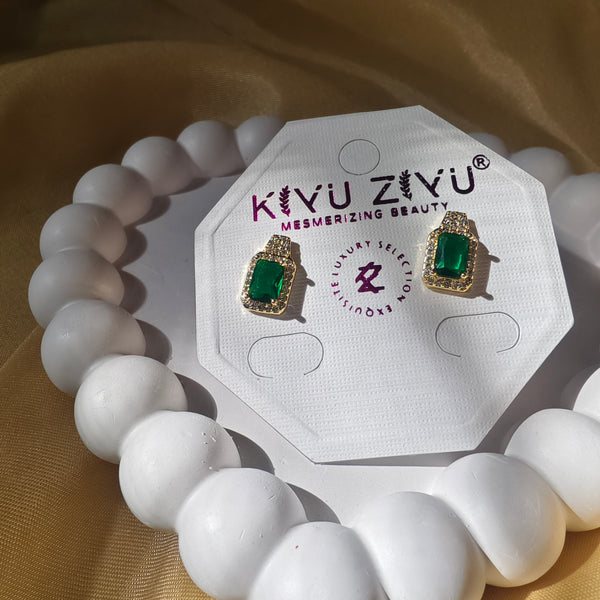 Emerald Luxe Studs