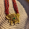 Royal Ruby Multi-Layer Beads Necklace
