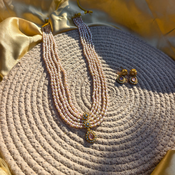 Ethnic Pearl Beads Jewelry Set for Women