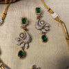 Emerald Peacock Radiance Necklace Set