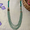 Emerald Heritage Pearl Beads Long Necklace