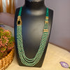 Emerald Heritage Pearl Beads Long Necklace