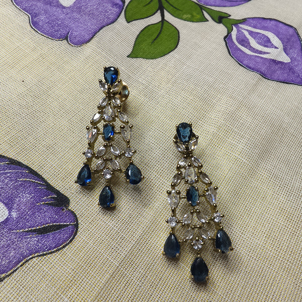 Celestial Sapphire Cascade Necklace Set