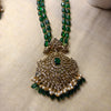 Emerald Maharani Beads Necklace Set