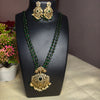 Emerald Maharani Beads Necklace Set