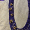 Royal Sapphire Bloom Beads Necklace