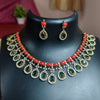 Emerald Ruby Royale Choker Necklace Set