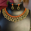 Emerald Ruby Royale Choker Necklace Set