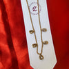 Crystal Dewdrop Anti-Tarnish Pendant Chain