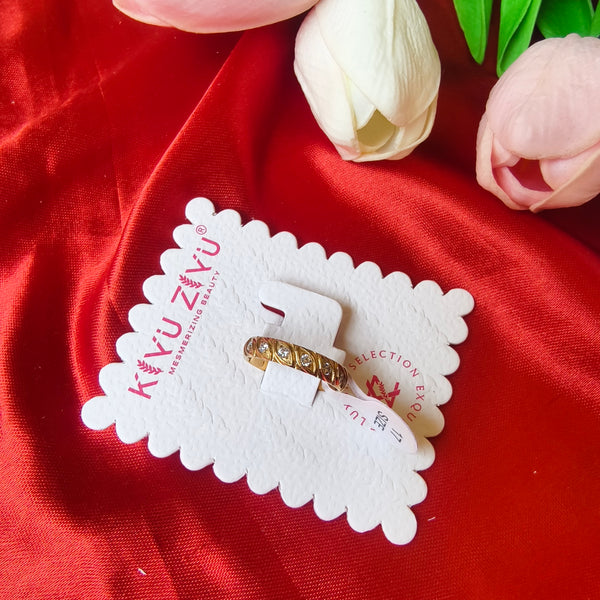 Celestia Twist Crystal Ring