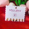 Anti-Tarnish Stud Earrings Combo Set
