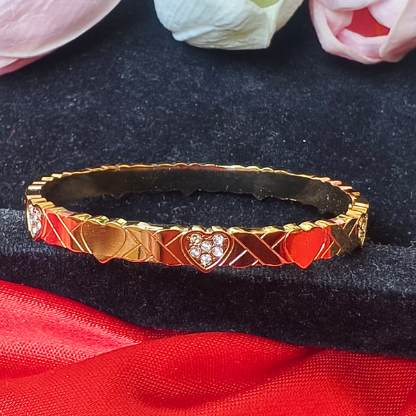 Tiny Hearts Gold Kada (Baby Size)