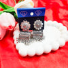 Traditional Oxidized Silver Jhumka Earrings