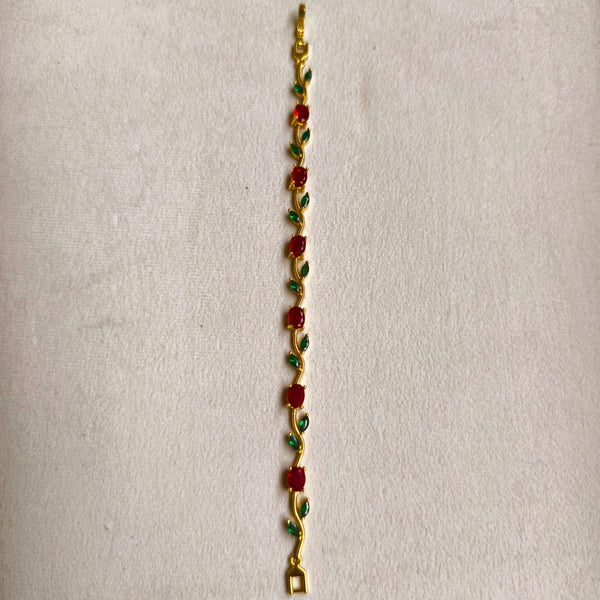 Royal Red Tulip Bracelet