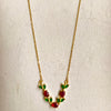 Ruby Tulip Anti-Tarnish Pendant Chain