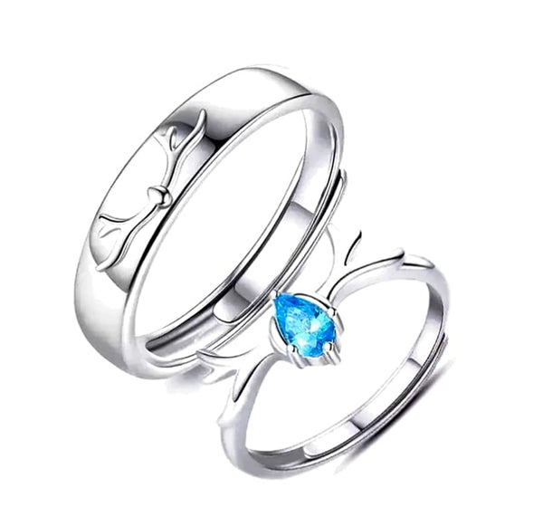 Eternal Antler Couple Ring Set 💍🦌